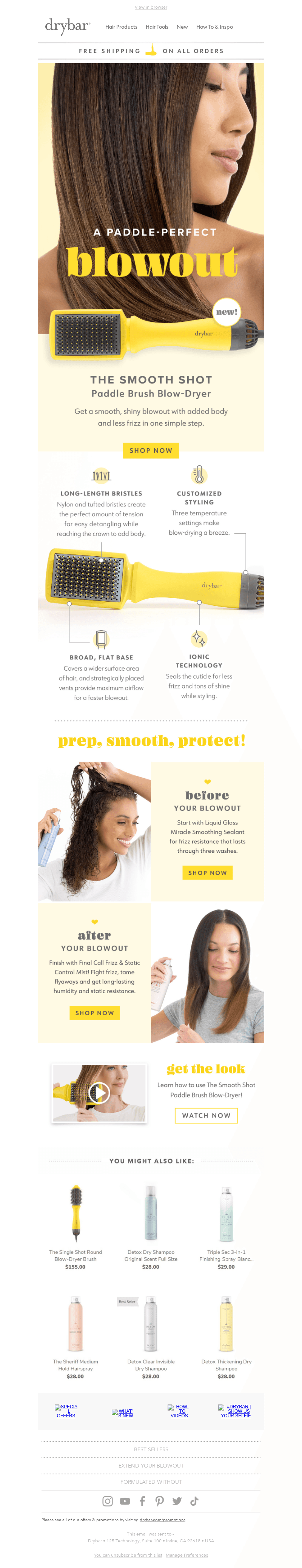 Smooth, shiny blowout ft. The Smooth Shot