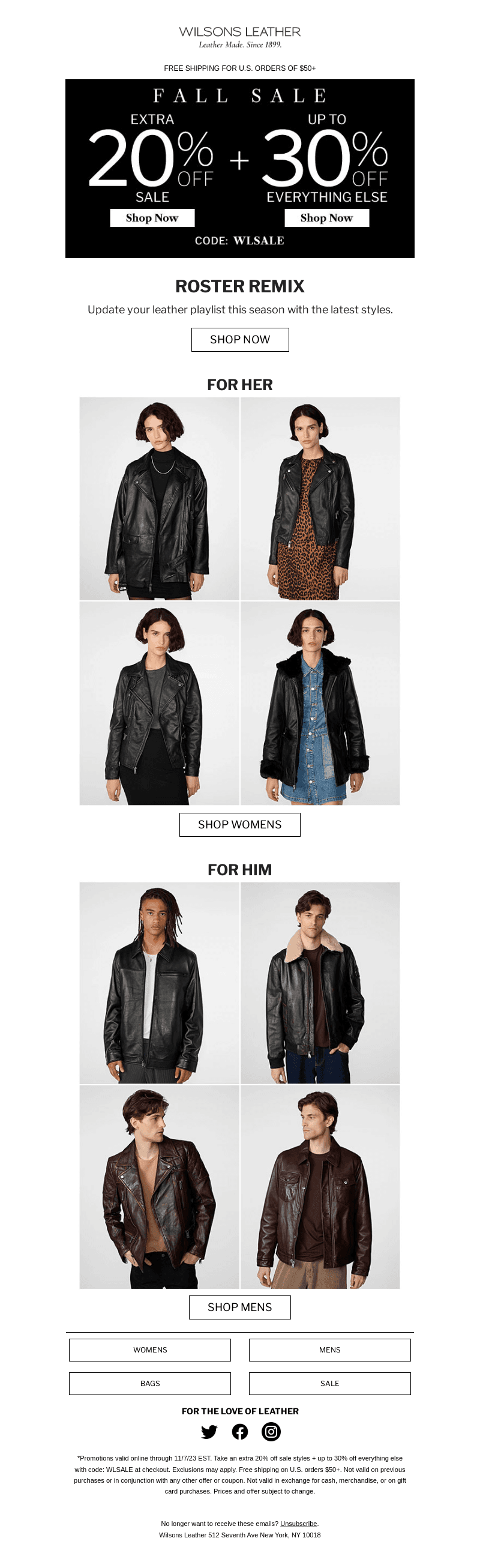 For Him & Her: New Leather Remix