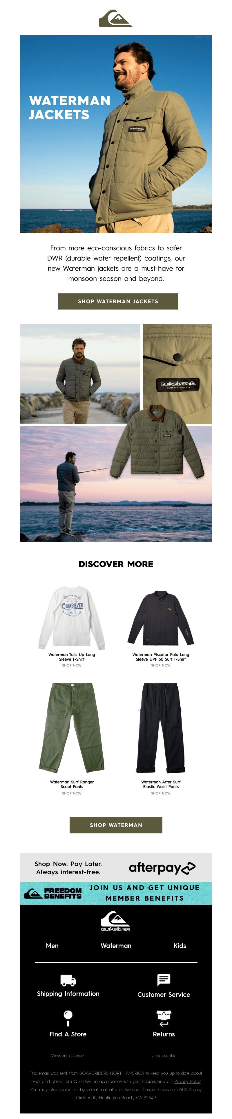 Waterman Jackets - We got you covered