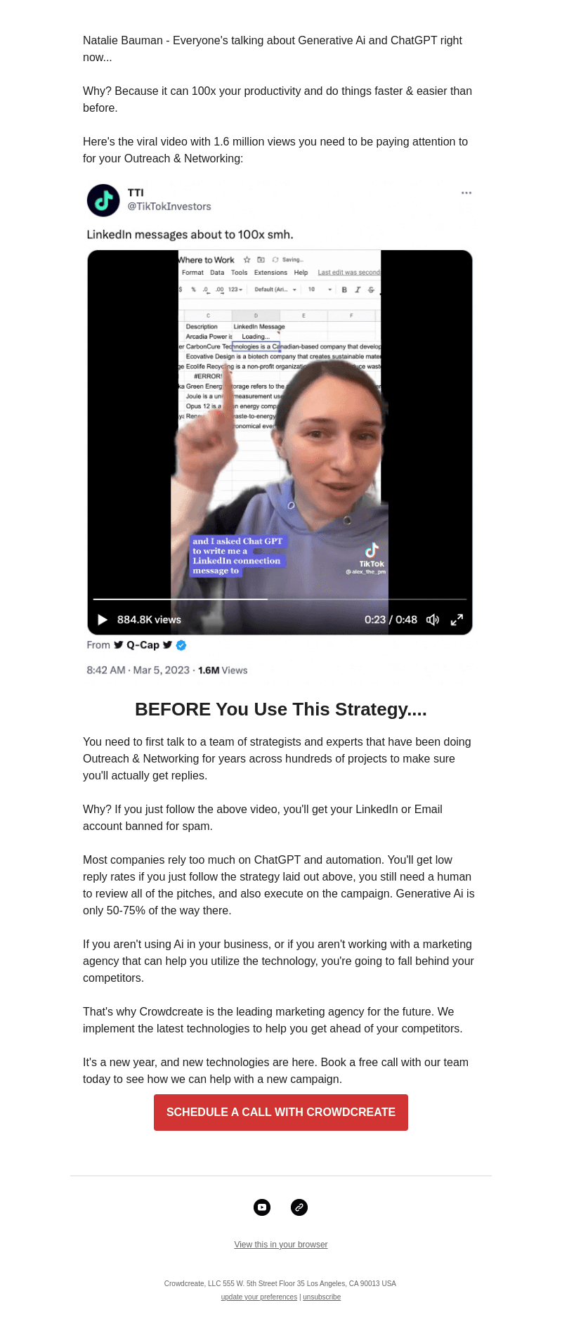 Use ChatGPT to 100x your Networking & Outreach