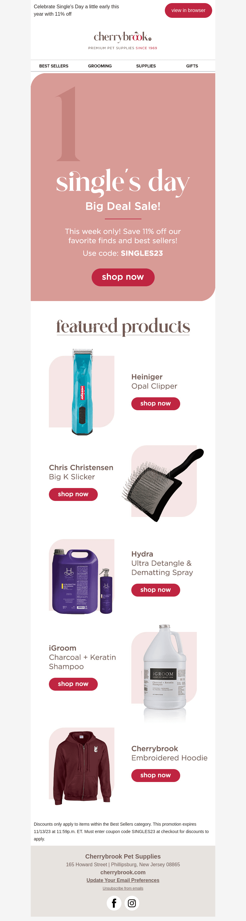 Get 11% Off Our Best Sellers!