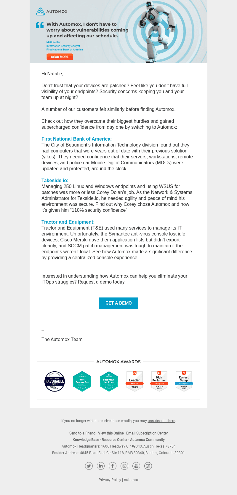See how Automox fixes ITOps struggles for customers