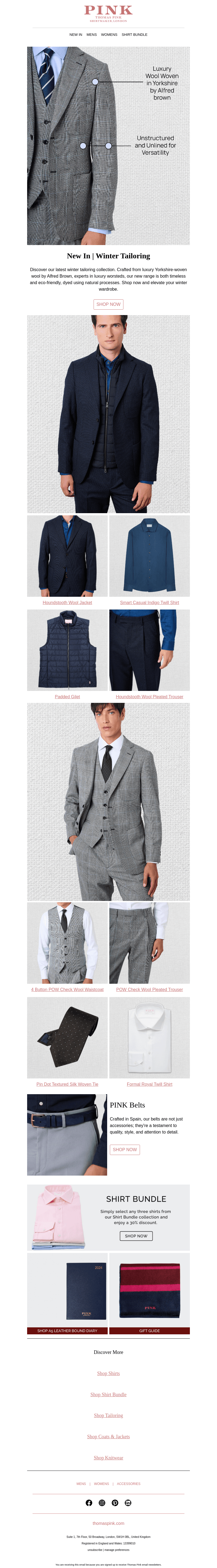 New Season, New Tailoring