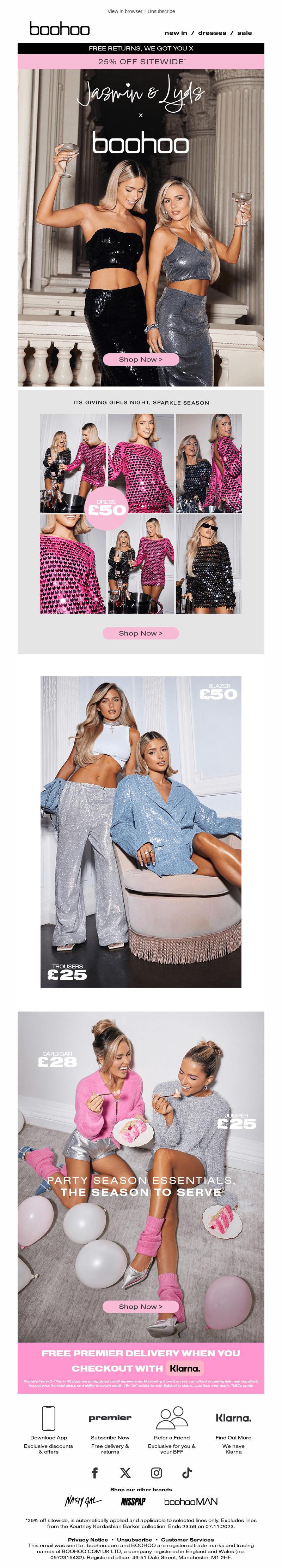 Jasmin & Lyds x boohoo Is HERE ✨
