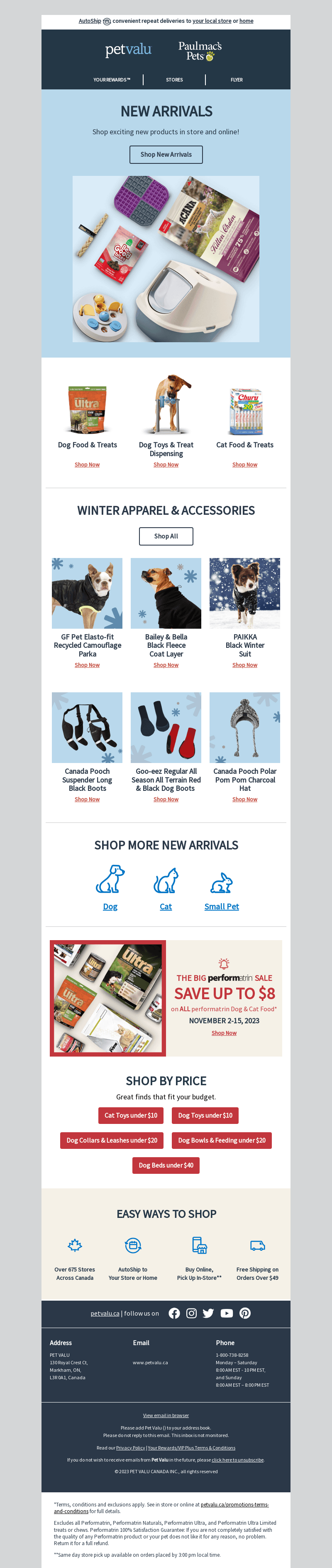 New arrivals 📣 for your pet