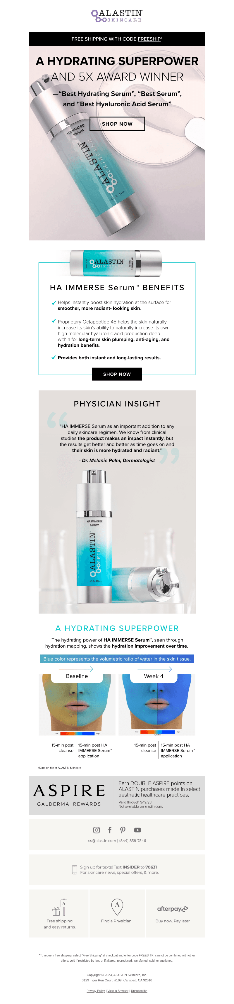 Provides Both Instant and Long-Term Hydration.
