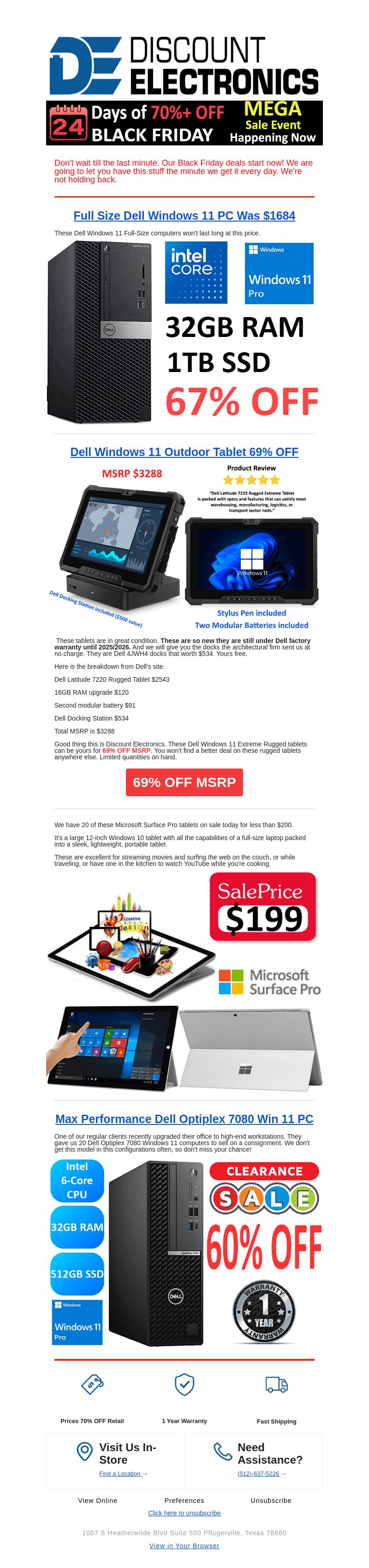 🚨 Full Size Windows 11 PC 32GB 1TB SSD 67% OFF