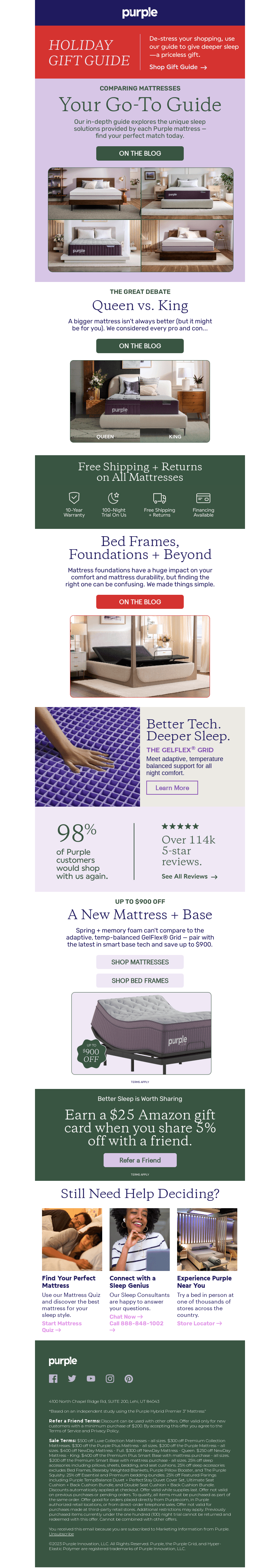 Compare mattresses on the blog!