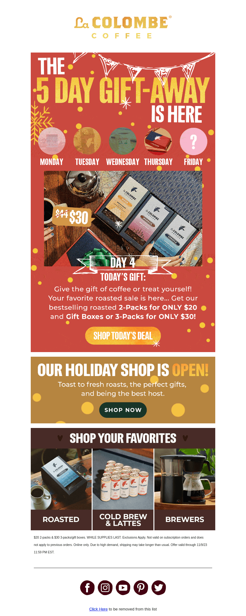 TODAY ONLY: $20 2-Packs & $30 3-Packs 🎉