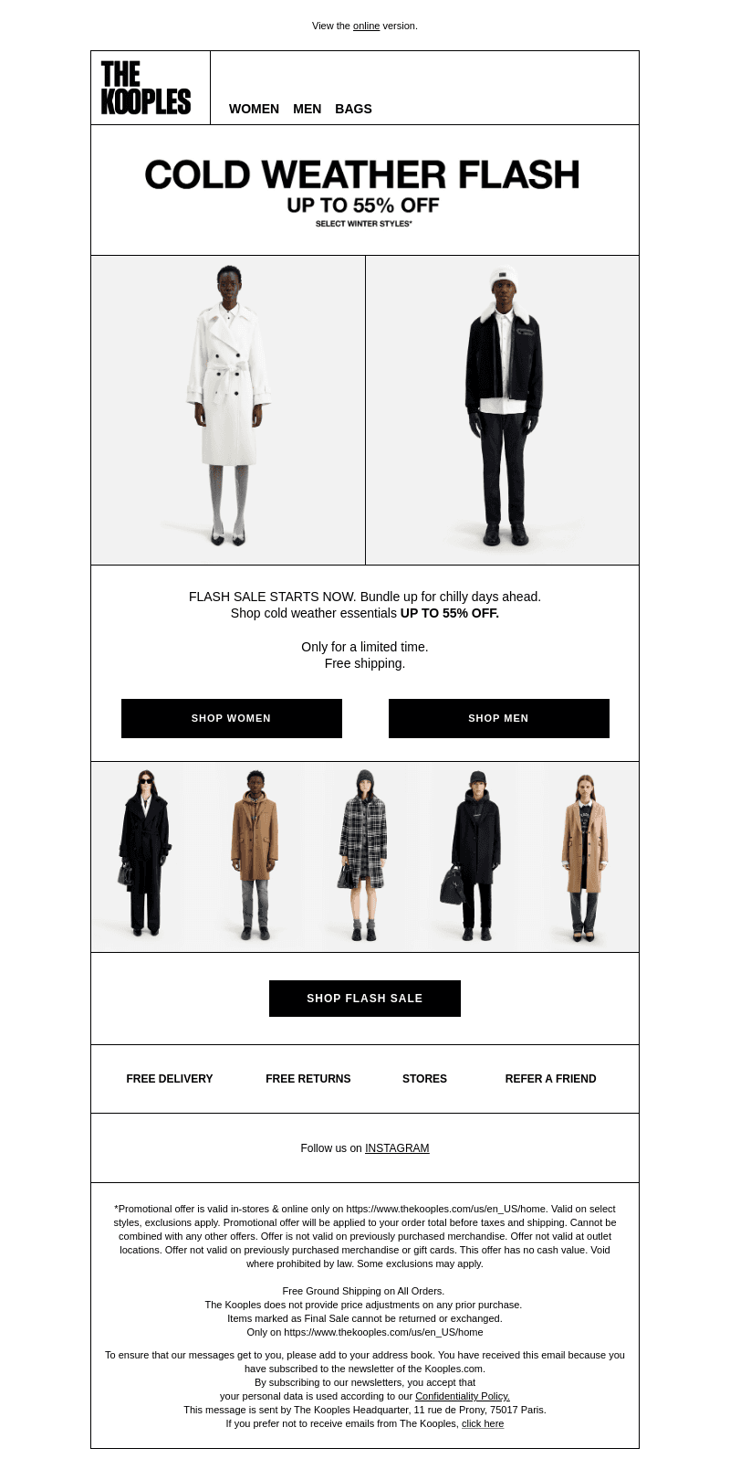 Winter Flash Starts Now | UP TO 55% OFF*