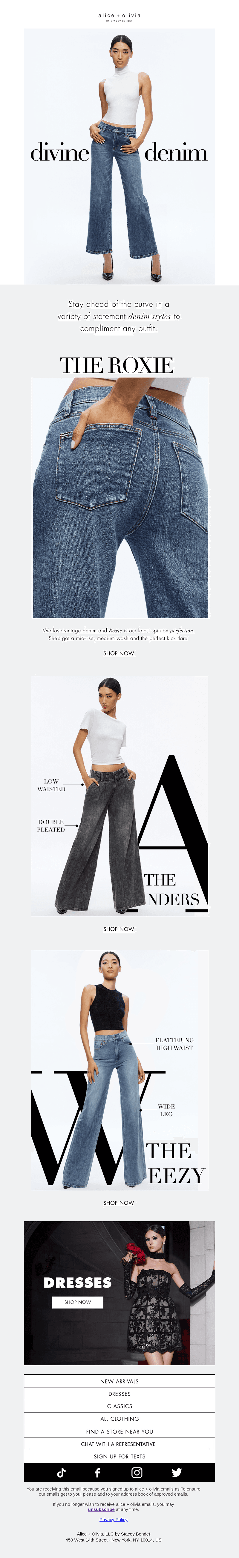OUR NEWEST FALL JEANS
