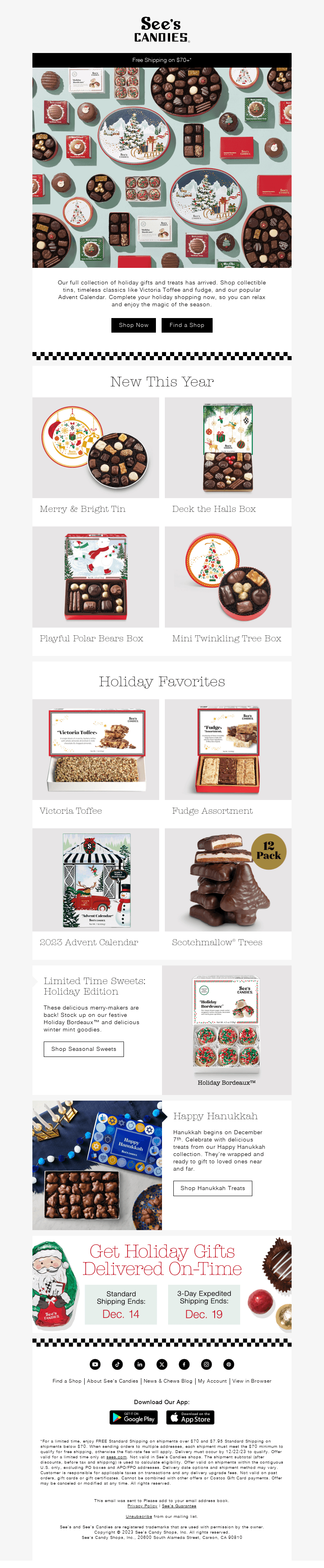 🎄 Candy Alert: 2023 Holiday Collection is HERE!