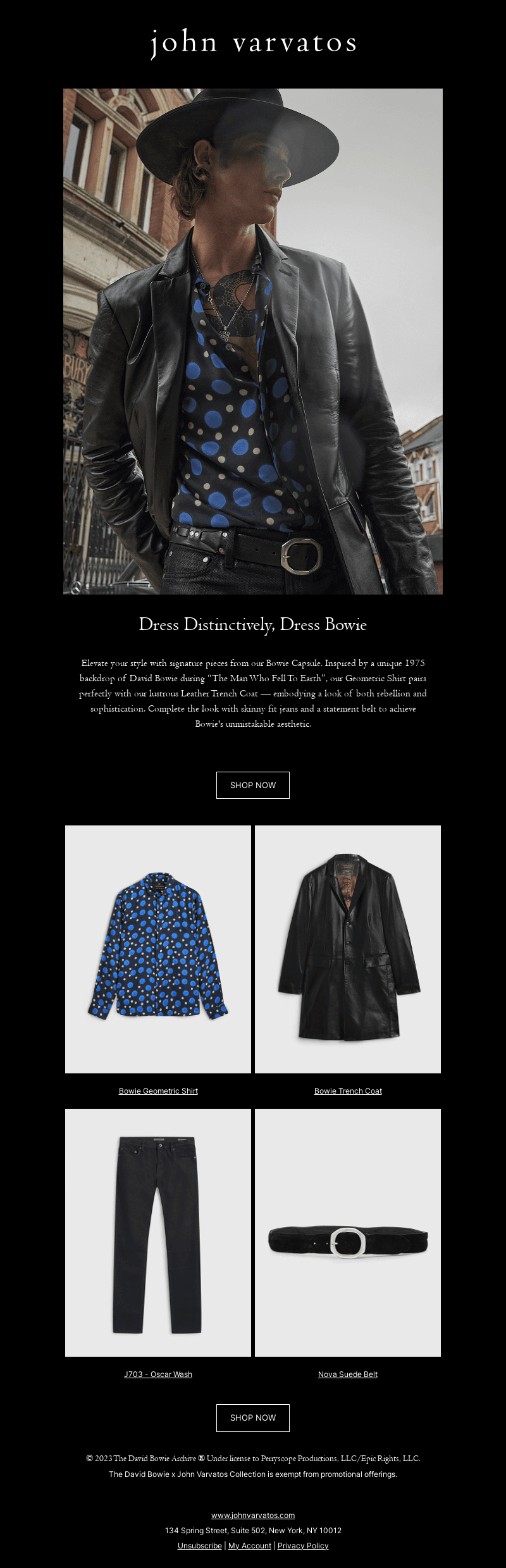 Discover legendary dressing