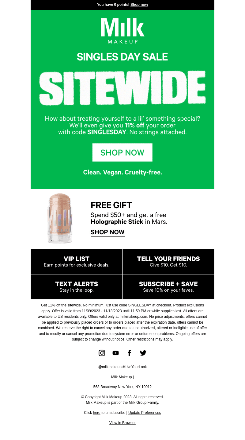 Singles Day Sale 🤑