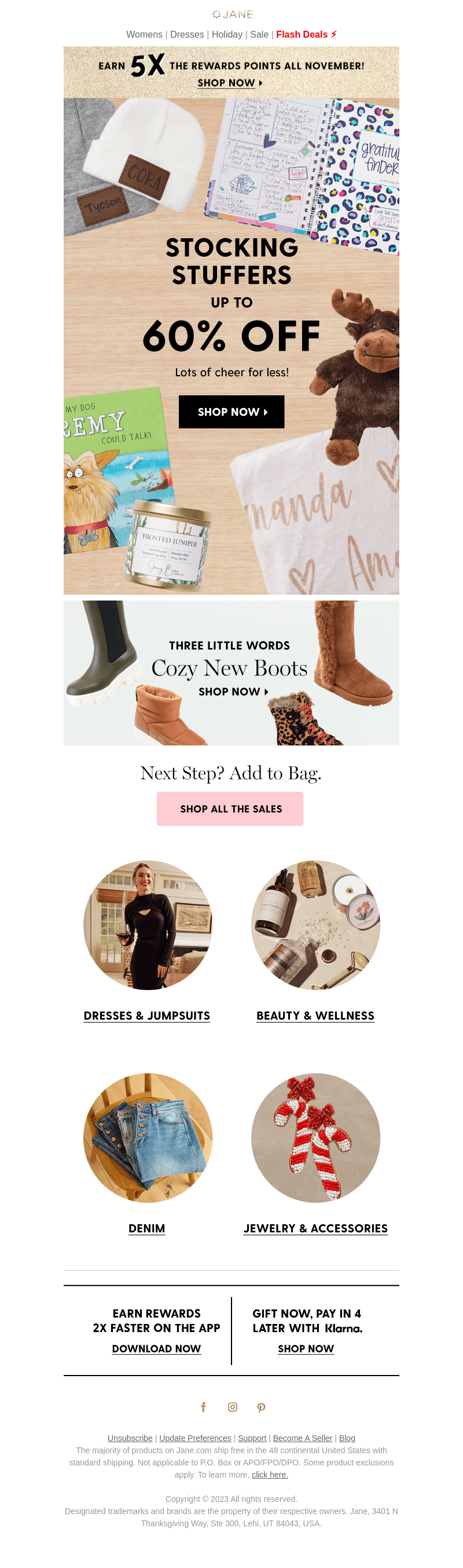 Stocking stuffers up to 60% off