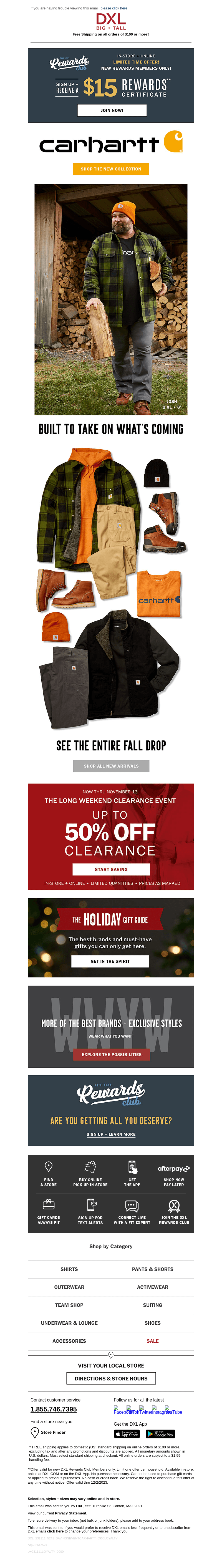 COLLECTION DROP: New Carhartt.