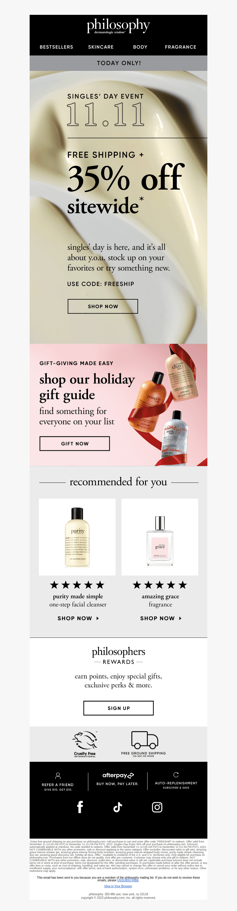 Final hours: 35% Off + FREE Shipping