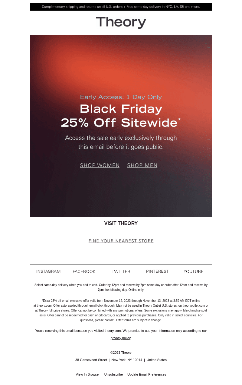 Black Friday Early Access: 1 Day Only