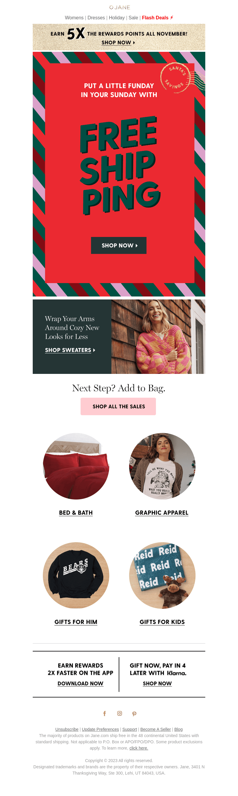 Did someone say FREE SHIPPING?