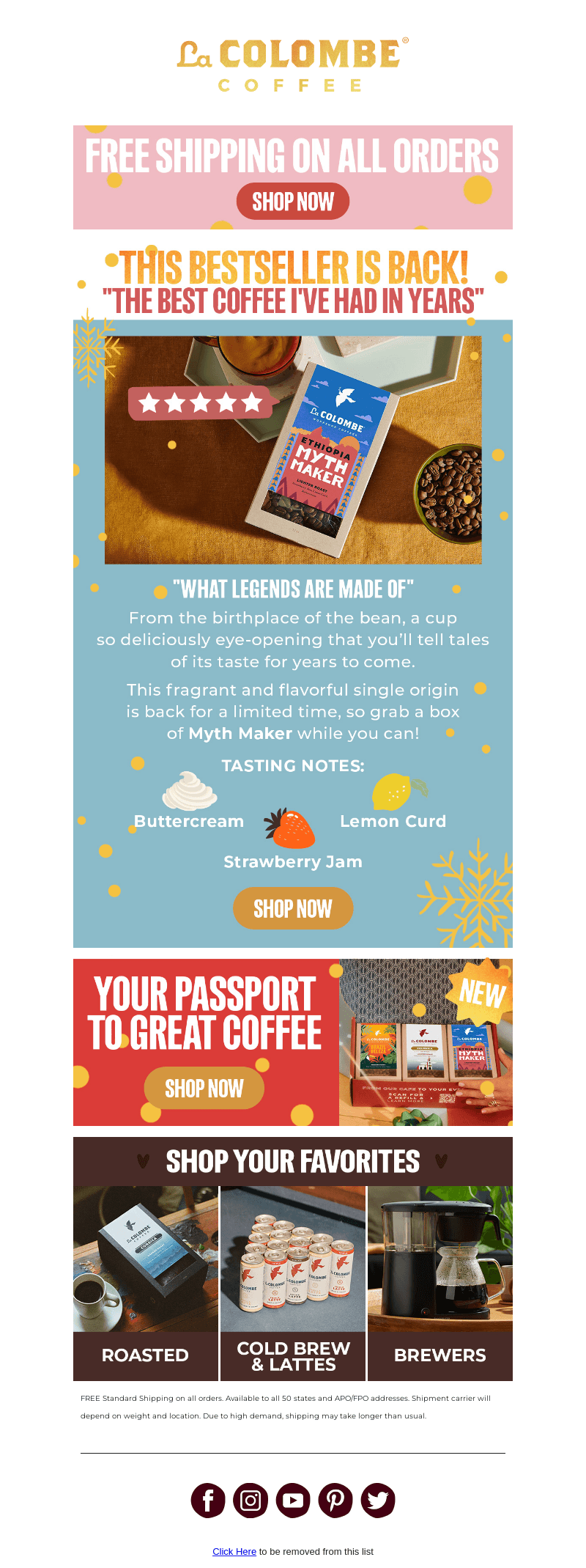 This NEW Coffee (& everything else) Ships Free ☕