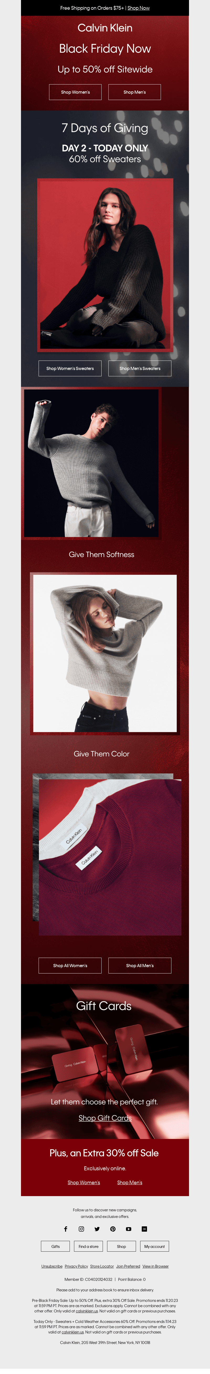 Today Only – 60% off Sweaters