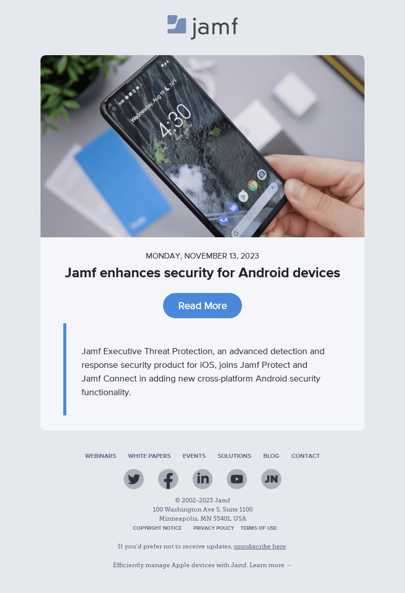 Your Jamf blog summary