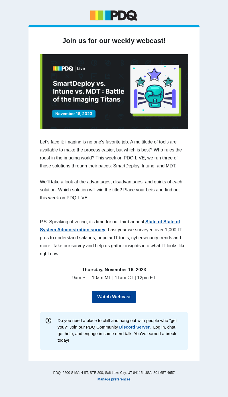 SmartDeploy vs. Intune vs. MDT