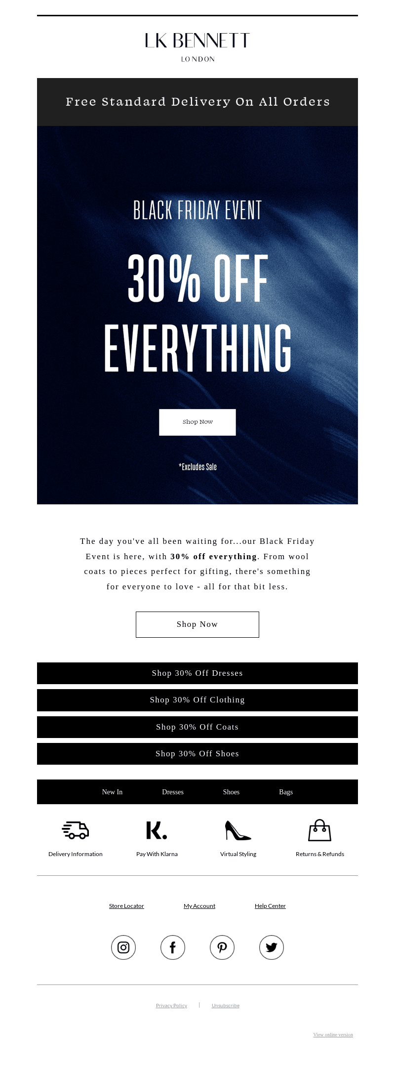 Black Friday Event | 30% Off Everything