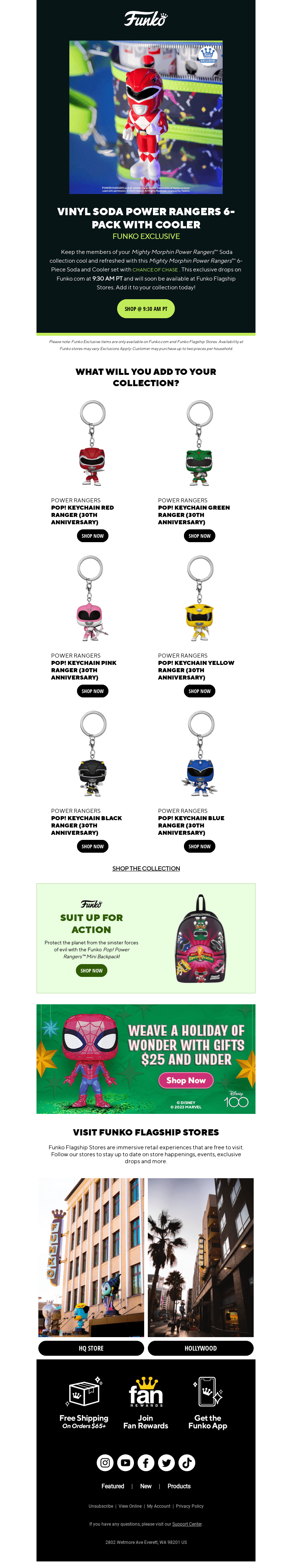 New Exclusive: Power Rangers 6-Pack