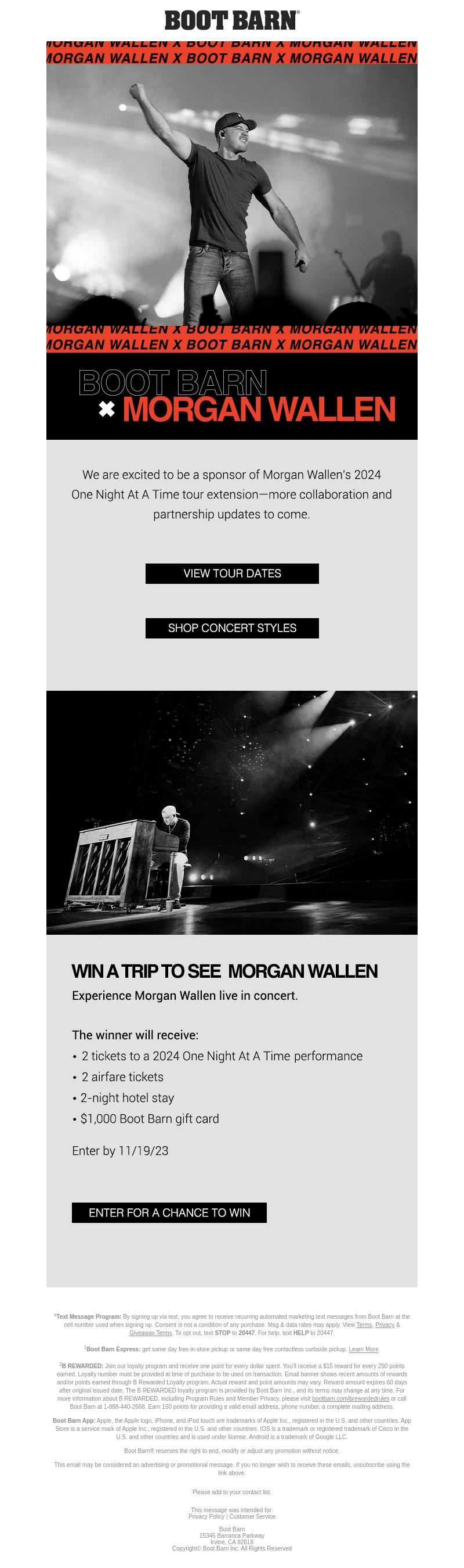 Announcing Morgan Wallen X Boot Barn