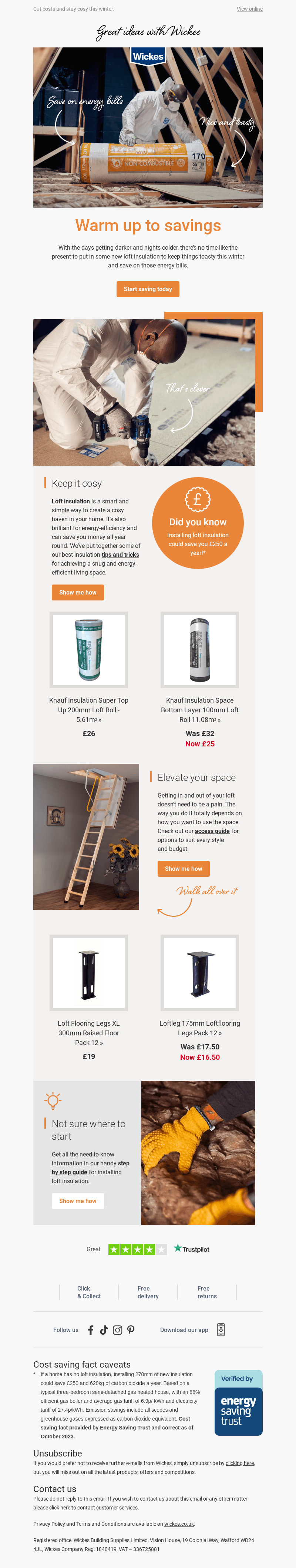 Beat the chill with loft insulation!