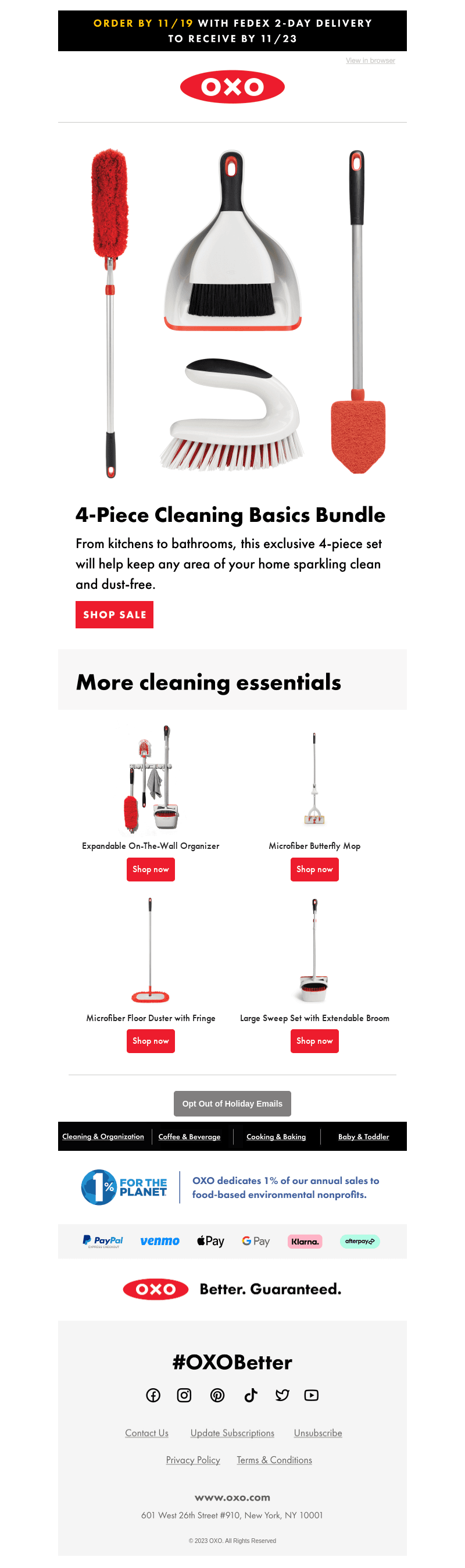 Get a sparkling clean home before guests arrive