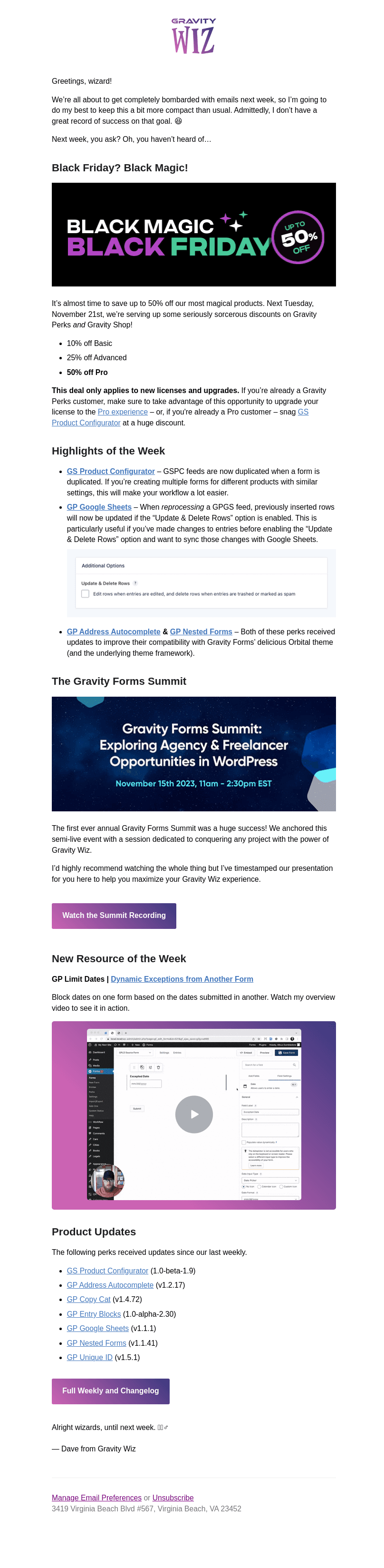 Issue 209: Gravity Forms Summit