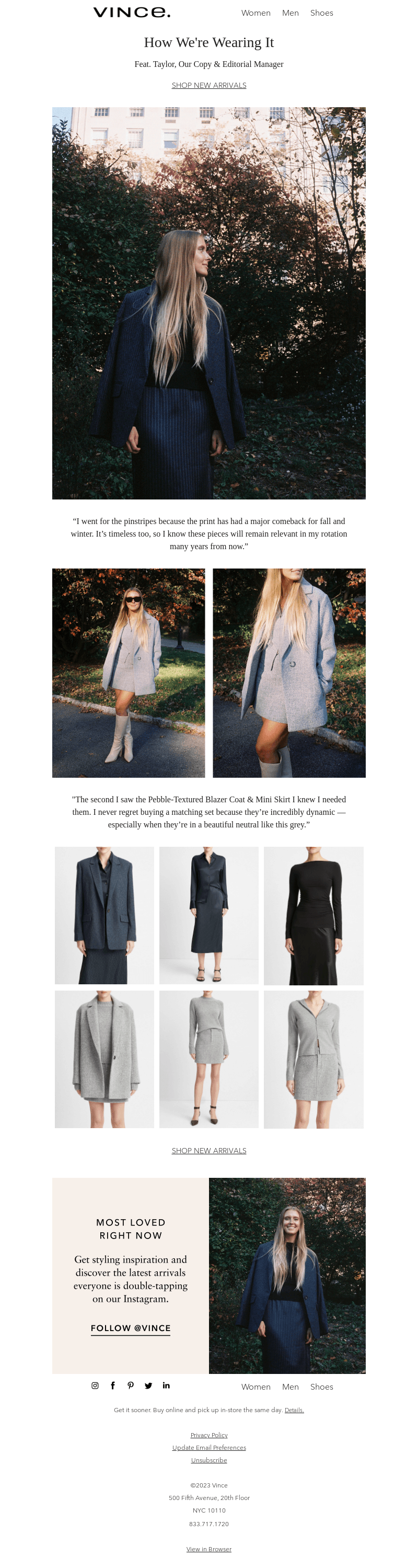 How Our Editorial Manager Wears Vince