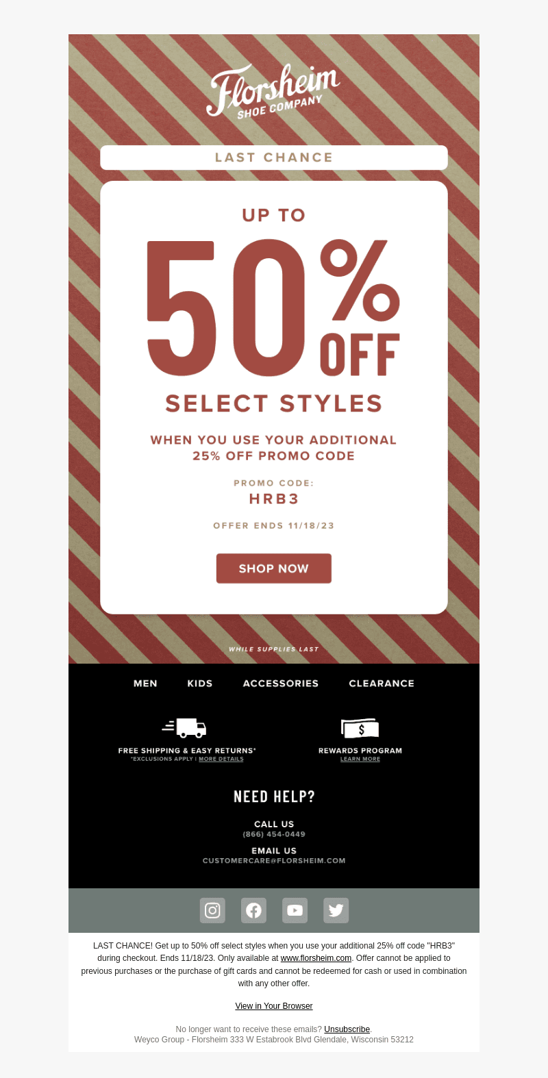 ACT FAST - Up to 50% Off Select Styles!