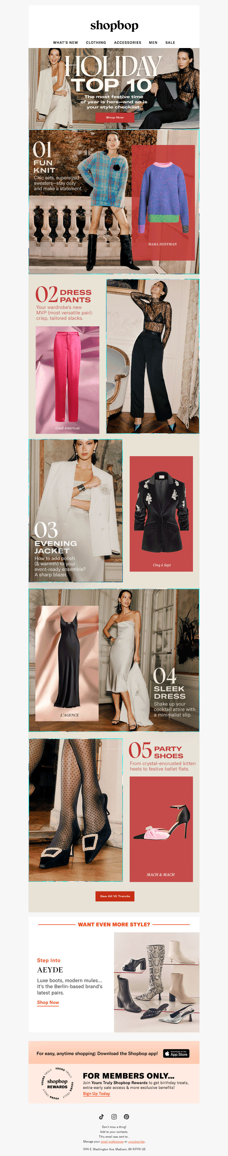 Top 10 holiday styles (that make a statement)