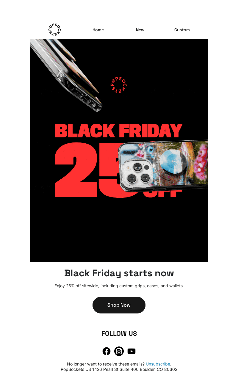 Black Friday Starts Early with 25% Off