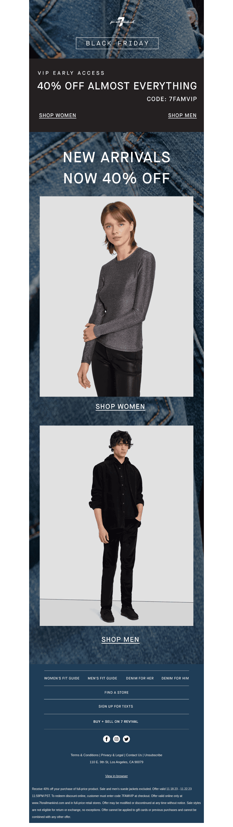 NEW ARRIVALS ARE 40% OFF