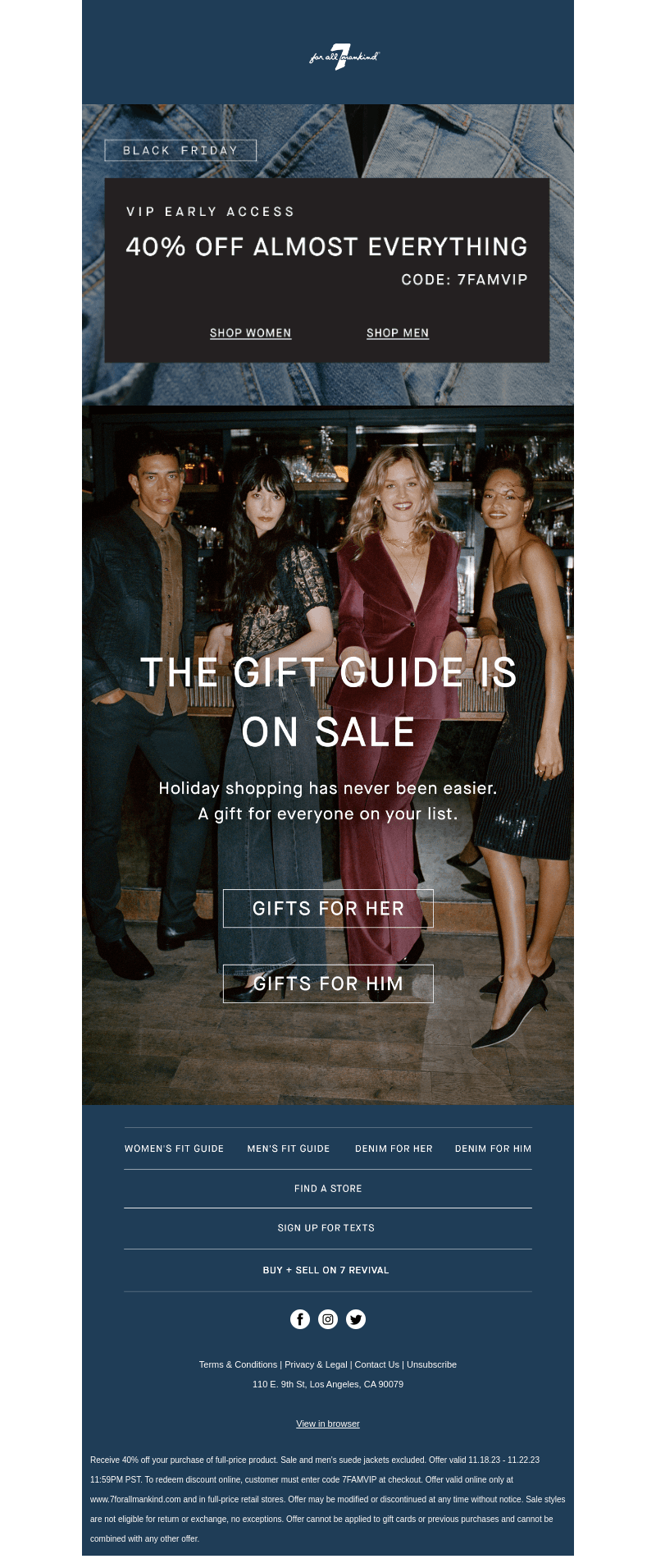 SHOP 40% OFF THE GIFT GUIDE