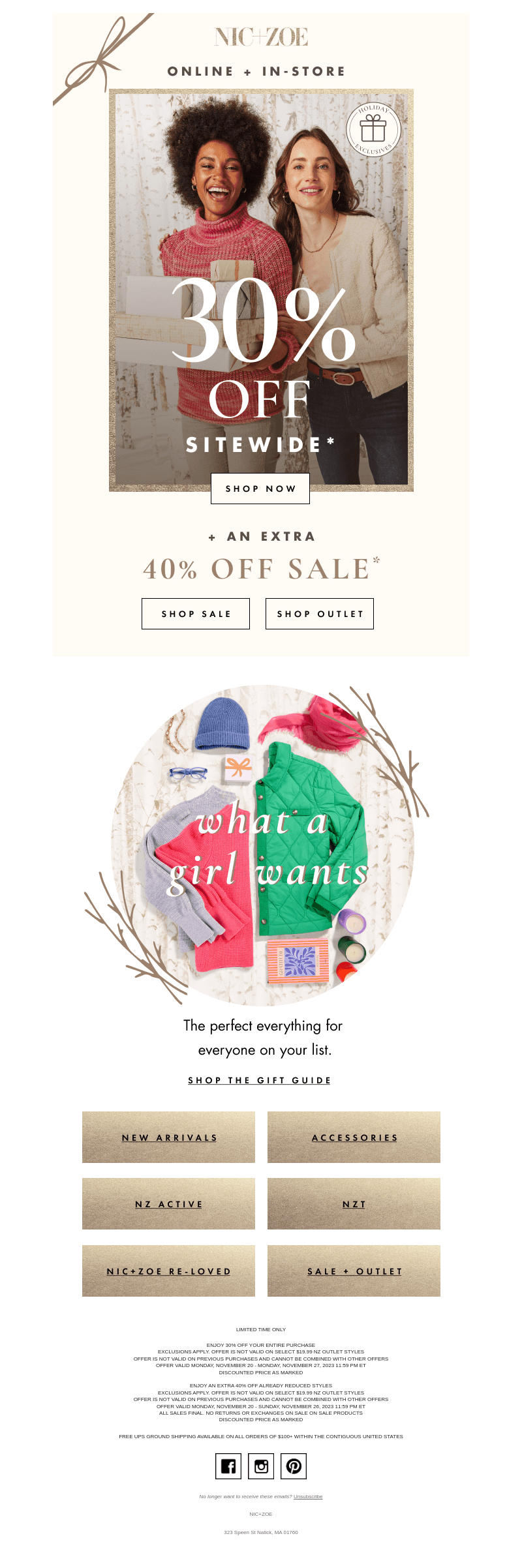 Save 30% sitewide starting TODAY!