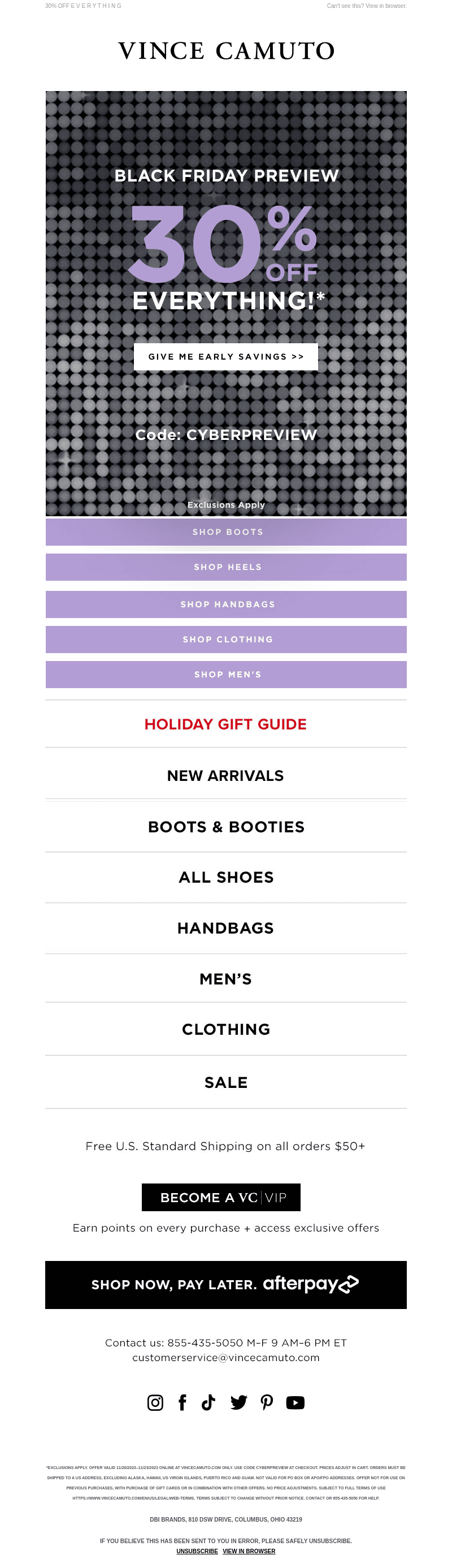 Black Friday Called...it's starting NOW! ​