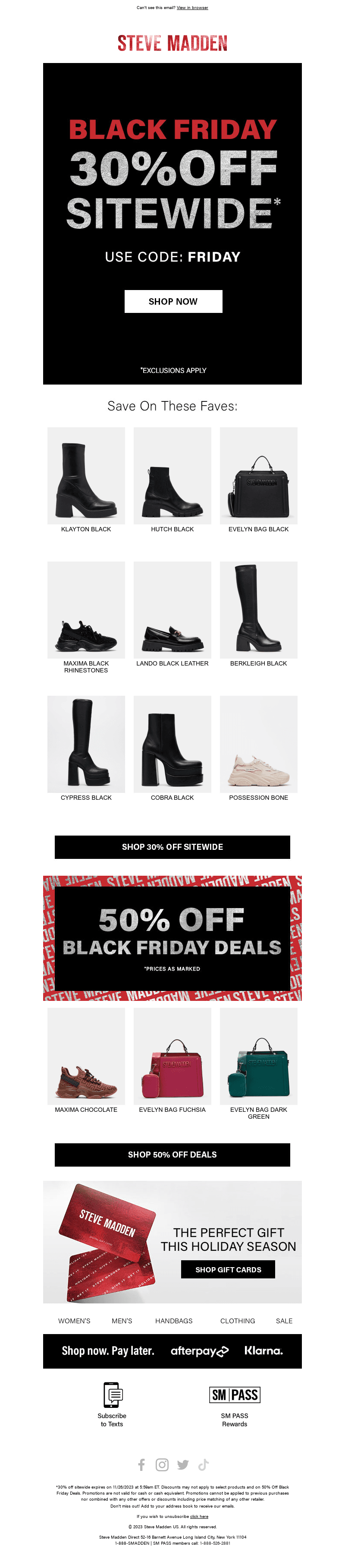 ICYMI - BLACK FRIDAY IS HERE!