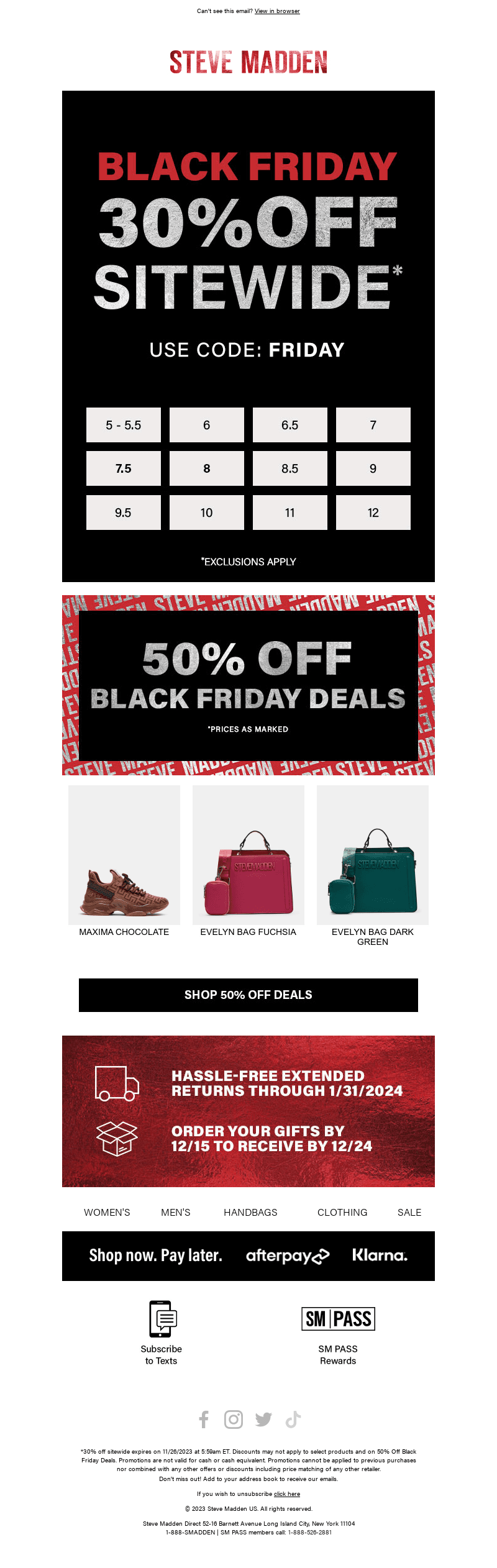 In Your Size And 30% OFF
