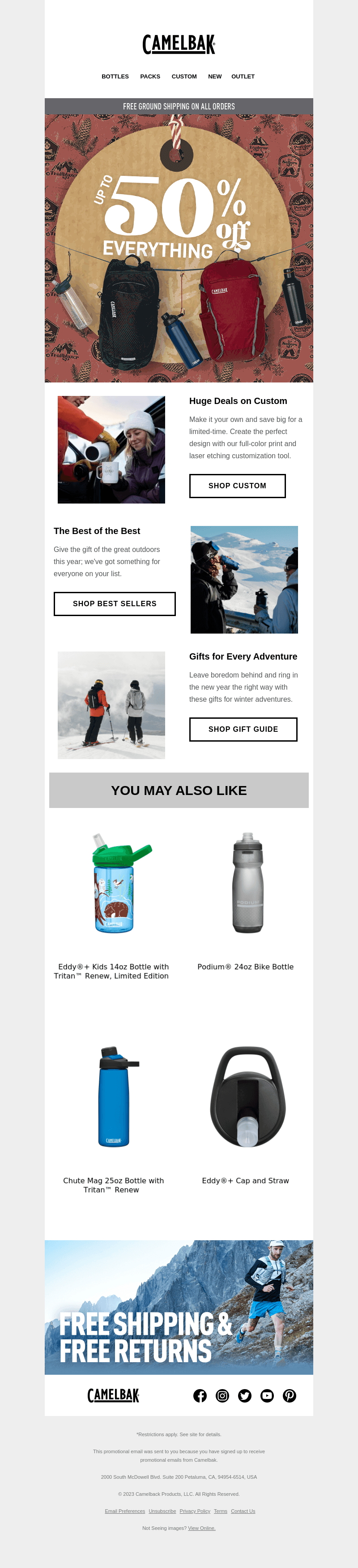 Everything is Up to 50% Off