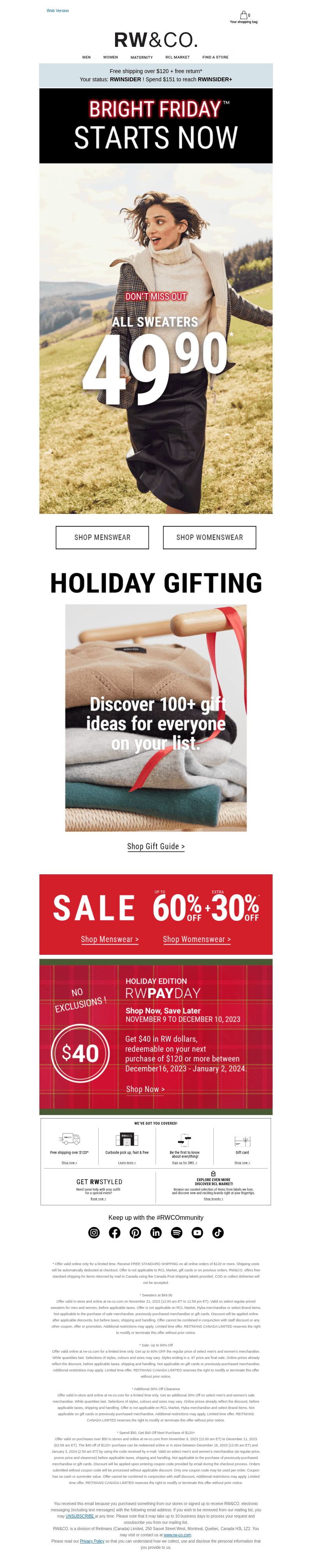 Hellooo SAVINGS 👋 Sweaters at 49.90!