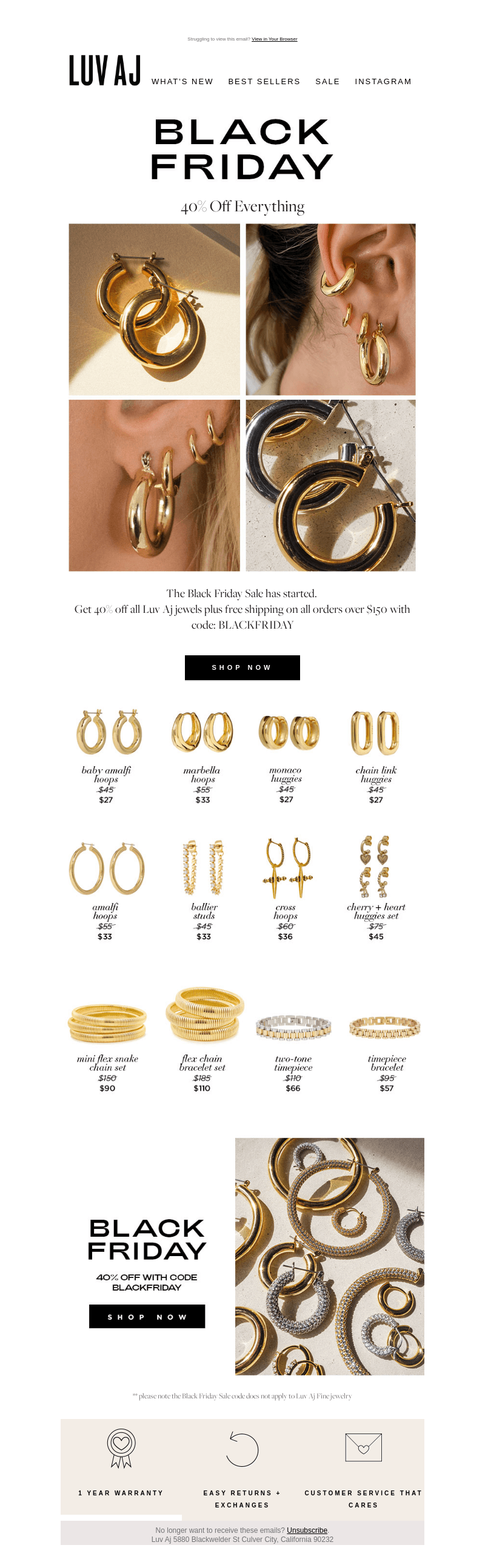 40% Off Most-Wanted Jewels 💸