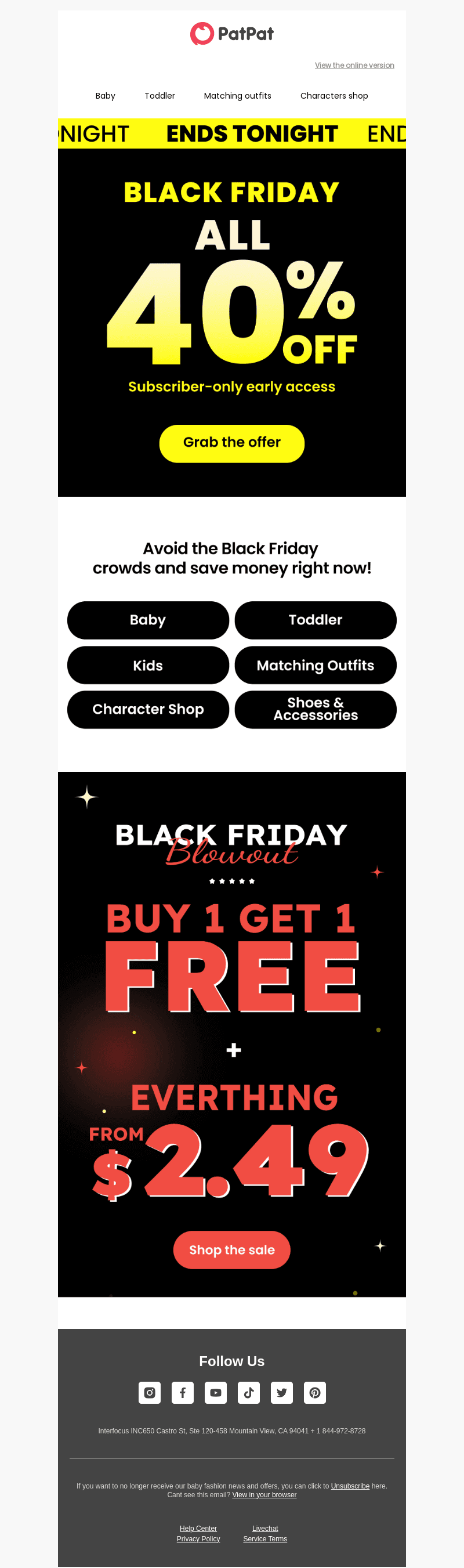 Ends Tonight: 40% Off on Everything - Act Now!