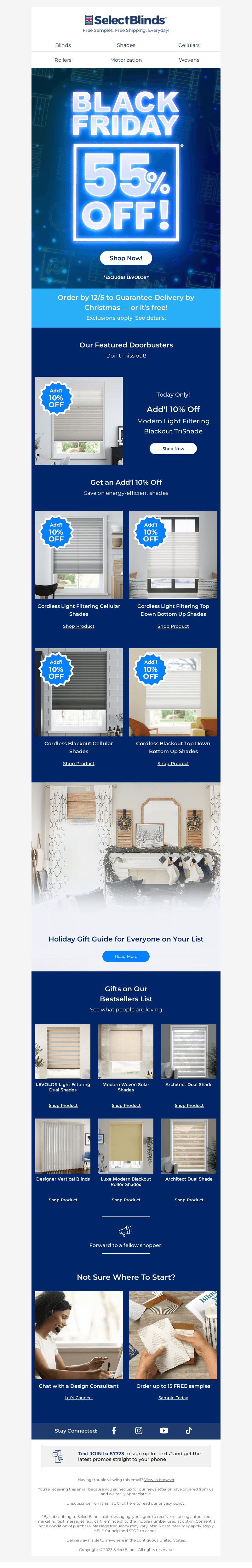 ICYMI: Take 55% Off Window Coverings!