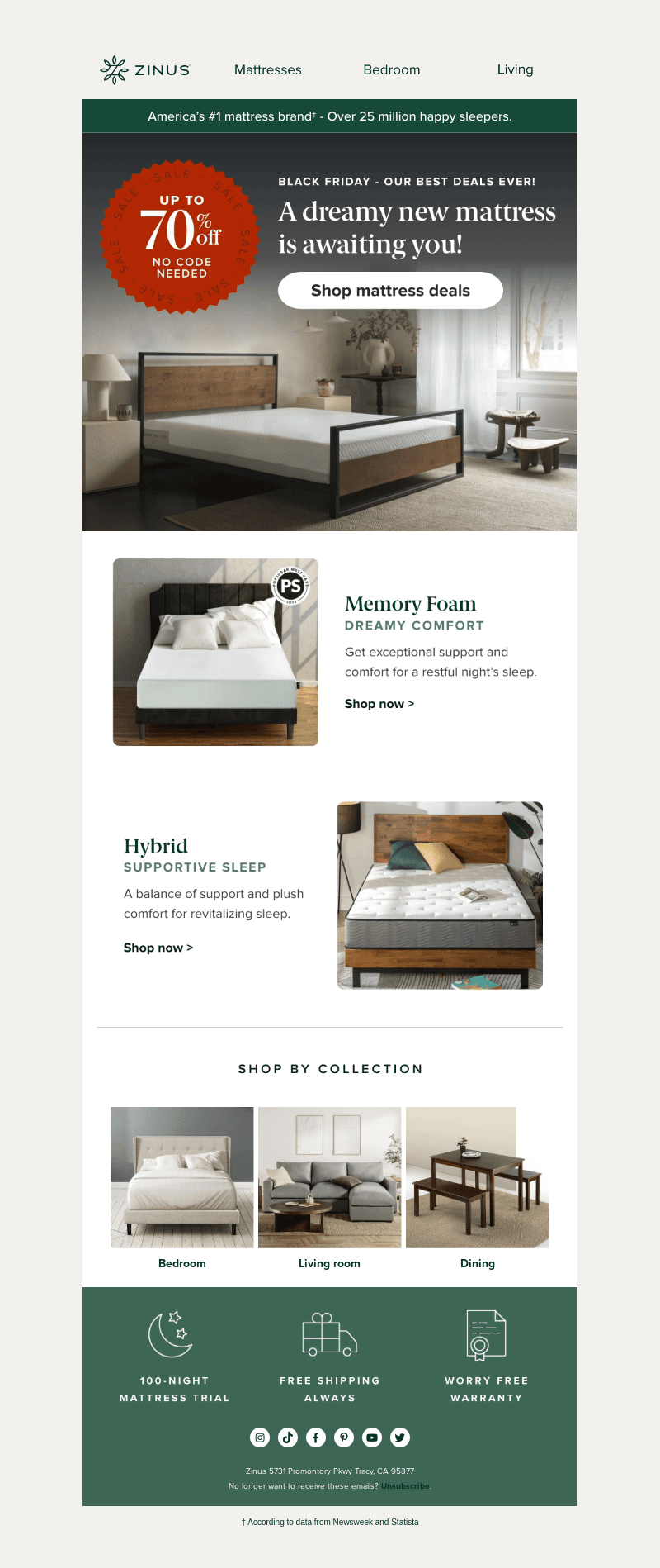 Dreamy discounts await 😴☁️