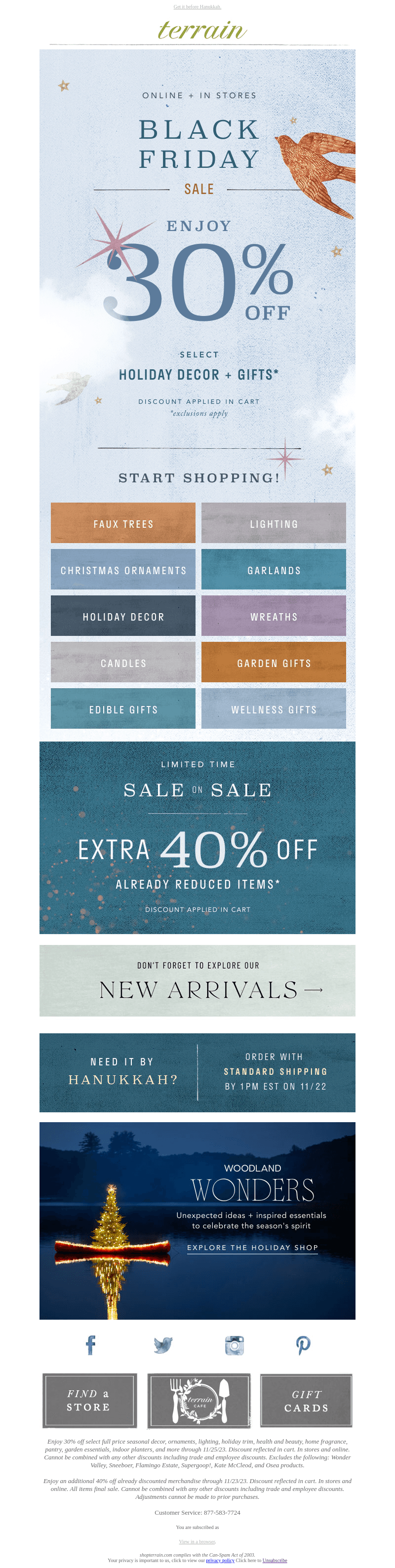 30% off GIFTS + DECOR!